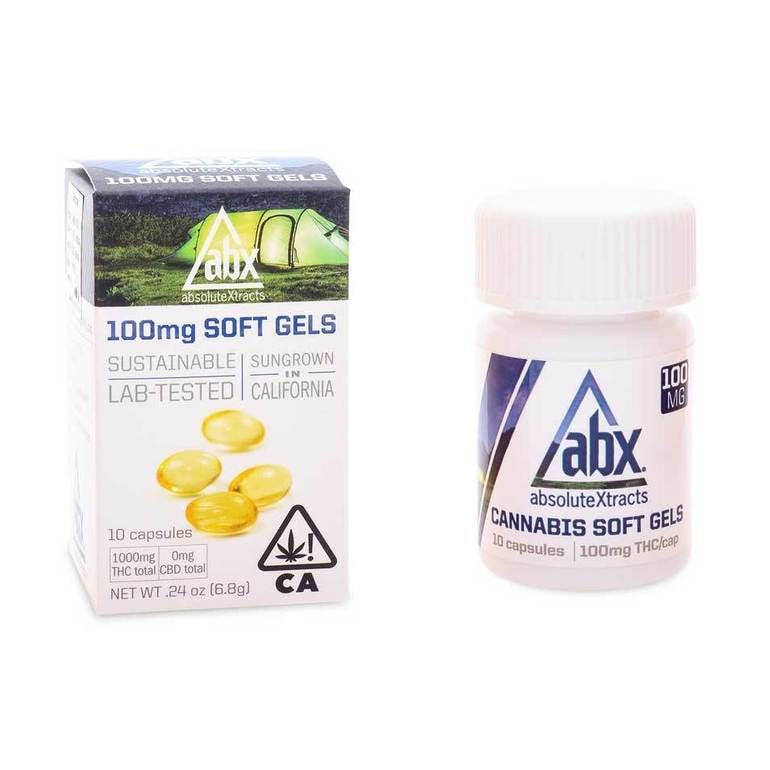 100mg THC Soft Gels (ABX)